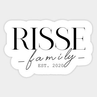 Risse Family EST. 2020, Surname, Risse Sticker